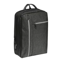 Kép 1/3 - Vízálló laptop hátizsák, fekete