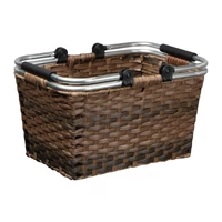 Kép 2/3 - Rattan hatású bevásárlókosár, barna