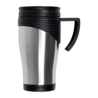 Kép 3/3 - Rozsdamentes acél termoszbögre, 400 ml, szürke