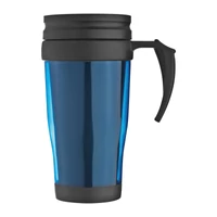 Kép 2/2 - Hőtartós bögre, 400 ml, kék