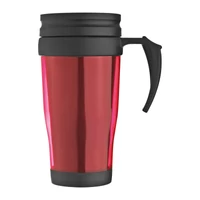 Kép 2/2 - Hőtartós bögre, 400 ml, piros