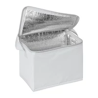 Kép 2/3 - Hűtőtáska vállpánttal, fehér