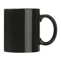 Kép 2/3 - Kerámia kávés bögre, 300 ml, fekete