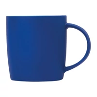 Kép 2/3 - Gumírozott kerámia bögre, 300 ml, kék