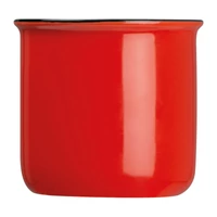 Kép 3/3 - Kerámia bögre, 350 ml, piros