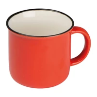 Kép 1/3 - Kerámia bögre, 350 ml, piros