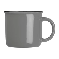 Kép 2/3 - Kerámia bögre, 350 ml, szürke