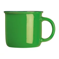 Kép 2/3 - Kerámia bögre, 350 ml, zöld