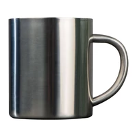 Kép 2/3 - Fém bögre, 300 ml, szürke