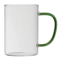 Kép 2/3 - Üvegbögre színes füllel, 250 ml, zöld