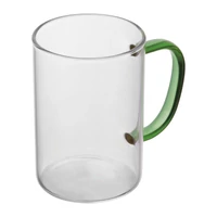 Kép 1/3 - Üvegbögre színes füllel, 250 ml, zöld