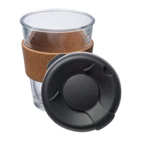 Kép 2/3 - Boroszilikált üvegbögre, 350 ml, áttetsző