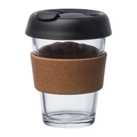 Kép 3/3 - Boroszilikált üvegbögre, 350 ml, áttetsző