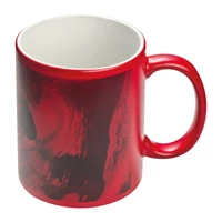 Kép 1/3 - Színváltós bögre, 300 ml, piros