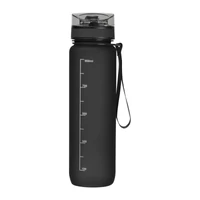 Kép 2/3 - Tritánból készült sport ivópalack, 1000 ml, fekete