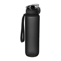 Kép 1/3 - Tritánból készült sport ivópalack, 1000 ml, fekete