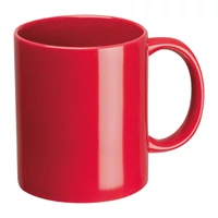 Kép 1/3 - Kerámia bögre, 300 ml, piros