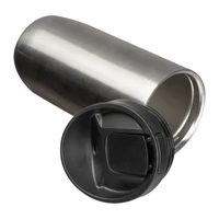 Kép 2/3 - Termoszbögre 500ml, nyomógombos zárással, szürke