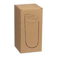 Kép 3/3 - Termoszbögre 500ml, nyomógombos zárással, szürke