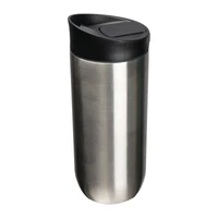 Kép 1/3 - Termoszbögre 500ml, nyomógombos zárással, szürke