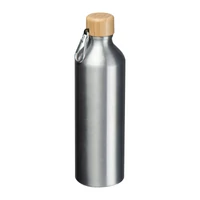 Kép 1/3 - Újrahasznosított alumínium kulacs, 500 ml, szürke
