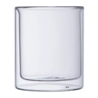 Kép 2/3 - Duplafalú üvegpohár 200ml, áttetsző