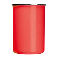 Kép 3/3 - Zománcozott bögre 550 ml, piros