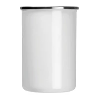 Kép 3/3 - Zománcozott bögre 550 ml, fehér