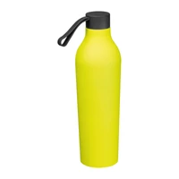 Kép 1/3 - Gumírozott ivópalack, 750 ml, sárga