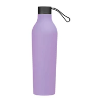 Kép 3/3 - Gumírozott ivópalack, 750 ml, lila