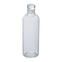 Kép 1/3 - Üveg ivópalack, 750 ml, áttetsző