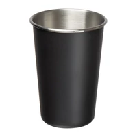 Kép 1/2 - Rozsdamentes acél pohár 480ml, fekete