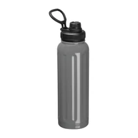 Kép 1/3 - Fém termosz kulacs, 1200 ml, szürke