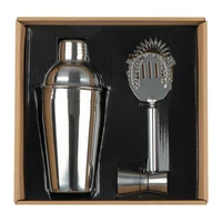 Kép 3/3 - Koktélos készlet, 500 ml, szürke