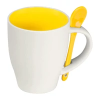 Kép 1/3 - Kerámia bögre szett, 250 ml, sárga