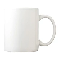 Kép 2/3 - Kerámia kávés bögre, 300 ml, fehér