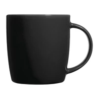 Kép 2/2 - Kerámia bögre, színes külsővel, 300 ml, fekete