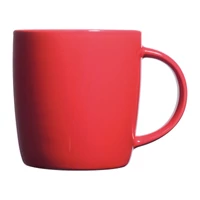 Kép 2/3 - Kerámia bögre, színes külsővel, 300 ml, piros