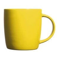 Kép 2/3 - Kerámia bögre, színes külsővel, 300 ml, sárga