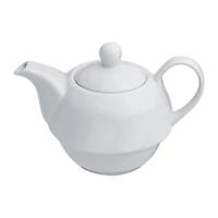 Kép 2/3 - Teáskanna csészével, 400 ml + 200 ml, fehér