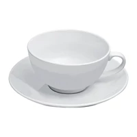 Kép 3/3 - Teáskanna csészével, 400 ml + 200 ml, fehér