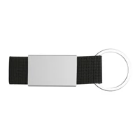 Kép 3/3 - Kulcstartó textil szalaggal, fekete