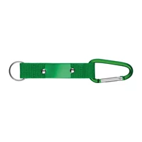 Kép 3/3 - Kulcstartó karabinerrel, zöld
