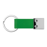 Kép 3/3 - Kulcstartó műbőr szalaggal, zöld