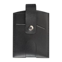 Kép 3/3 - Bőr RFID kártyatartó, fekete