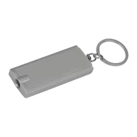 Kép 1/3 - LED lámpás kulcstartó, szürke