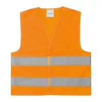 Kép 1/3 - Gyermek láthatósági mellény, narancssárga