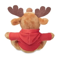 Kép 2/7 - Rudolph Plüss rénszarvas kapucnival, piros