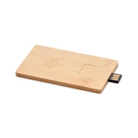 Kép 2/5 - Creditcard plus Pendrive USB házzal,  16GB, fa