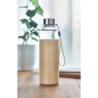 Kép 1/7 - Üveg palack tokban, 500 ml